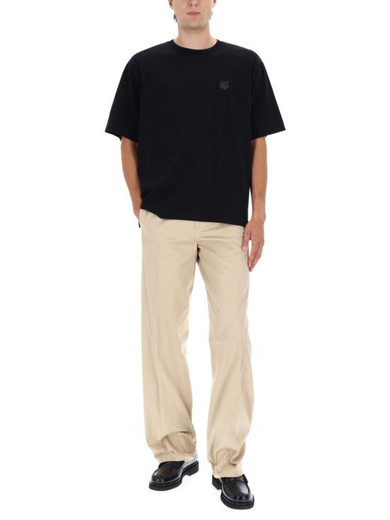 26SS 메종키츠네 폭스 헤드 오버사이즈 티셔츠 PM00109KJ0119 P199 BLACK - MAISON KITSUNE