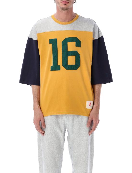 26SS 챔피온 리버스 웨이브 반팔 티셔츠 222337 YS070 YELLOW