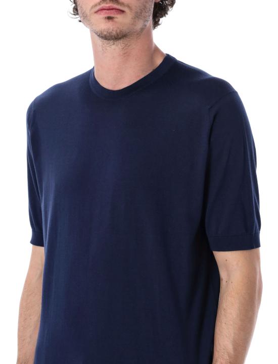 26SS 존스메들리 반팔 티셔츠 KEMPTON FN FRENCH NAVY - JOHN SMEDLEY