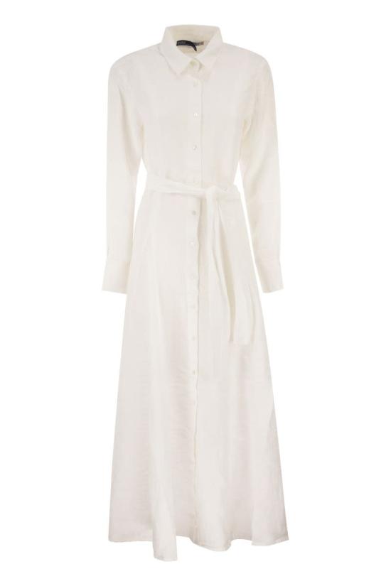 26SS 폴로 랄프로렌 롱 원피스 211B19141 001 WHITE