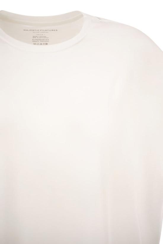 26SS 마제스틱필라쳐 반팔 티셔츠 E26M001FT1104 001 WHITE - MAJESTIC FILATURES