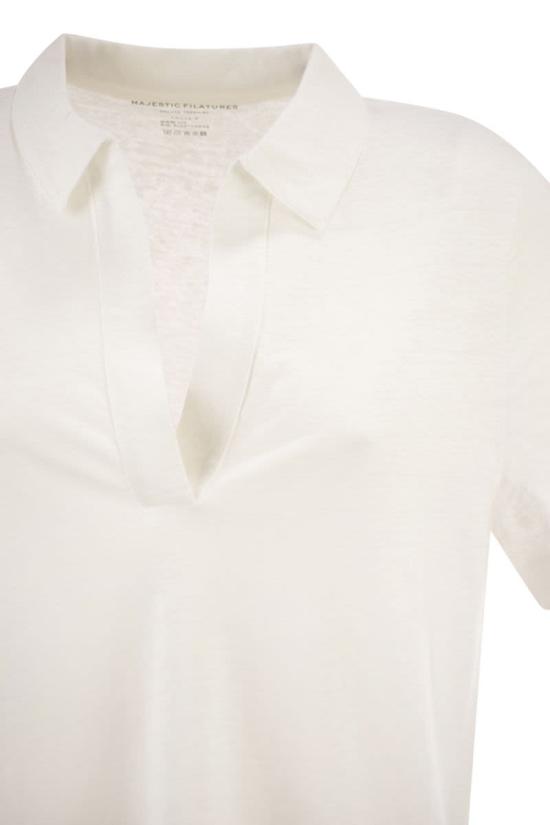 26SS 마제스틱필라쳐 반팔 티셔츠 E26M011FPO051 001 WHITE - MAJESTIC FILATURES