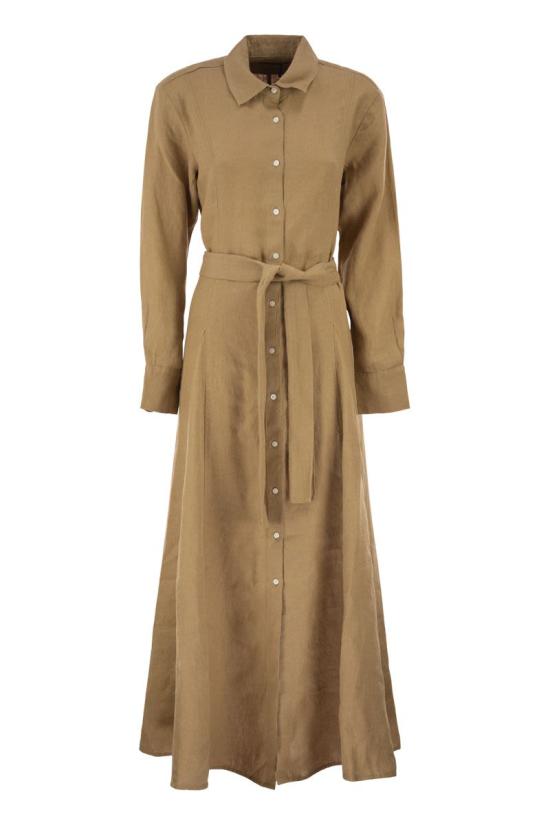 26SS 폴로 랄프로렌 롱 원피스 211B19141 002 CAMEL