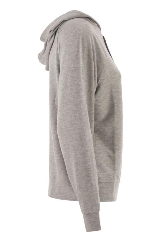 26SS 마제스틱필라쳐 스웨터 E26M003FSW120 004 LIGHT GREY - MAJESTIC FILATURES