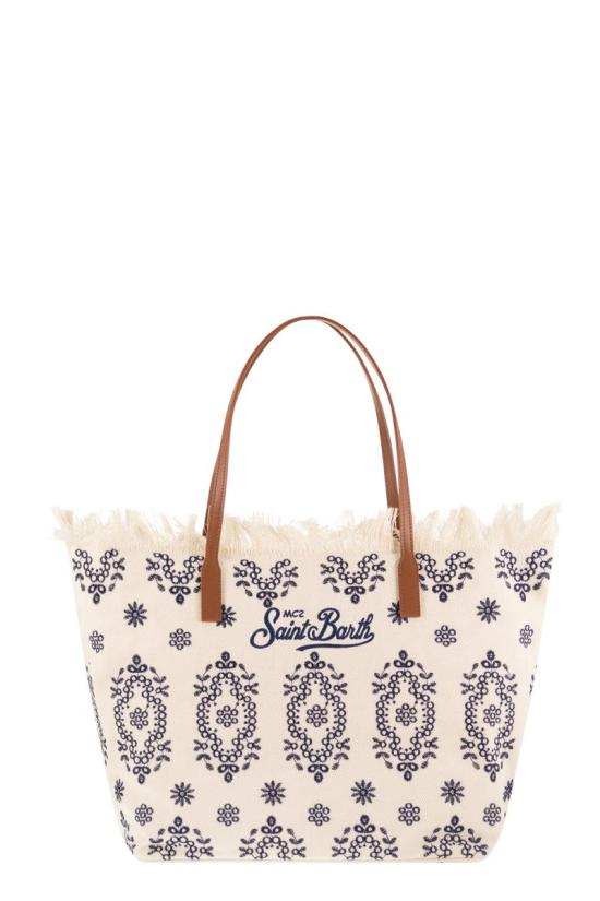 26SS 세인트바쓰 숄더백 CBF0001 00389L CREAM BLUE