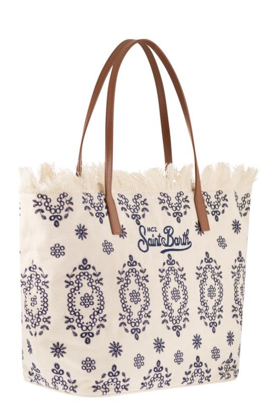 26SS 세인트바쓰 숄더백 CBF0001 00389L CREAM BLUE - MC2 SAINT BARTH