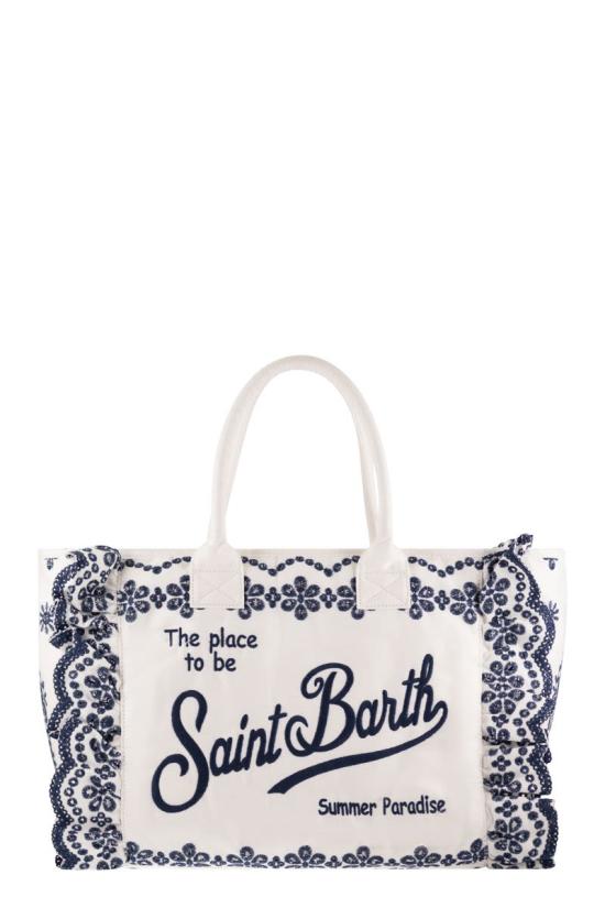 26SS 세인트바쓰 숄더백 VANI0029 02534L WHITE BLUE