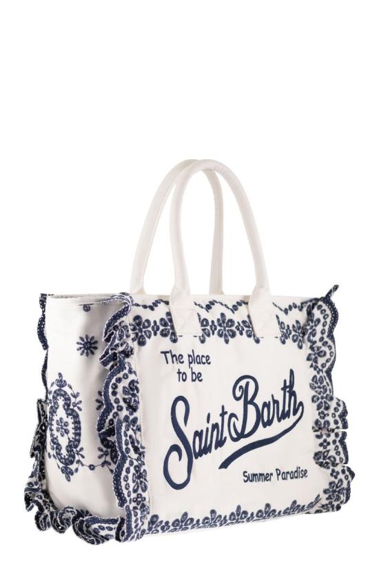 26SS 세인트바쓰 숄더백 VANI0029 02534L WHITE BLUE - MC2 SAINT BARTH