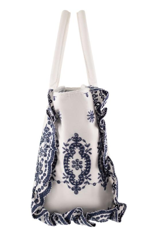 26SS 세인트바쓰 숄더백 VANI0029 02534L WHITE BLUE - MC2 SAINT BARTH