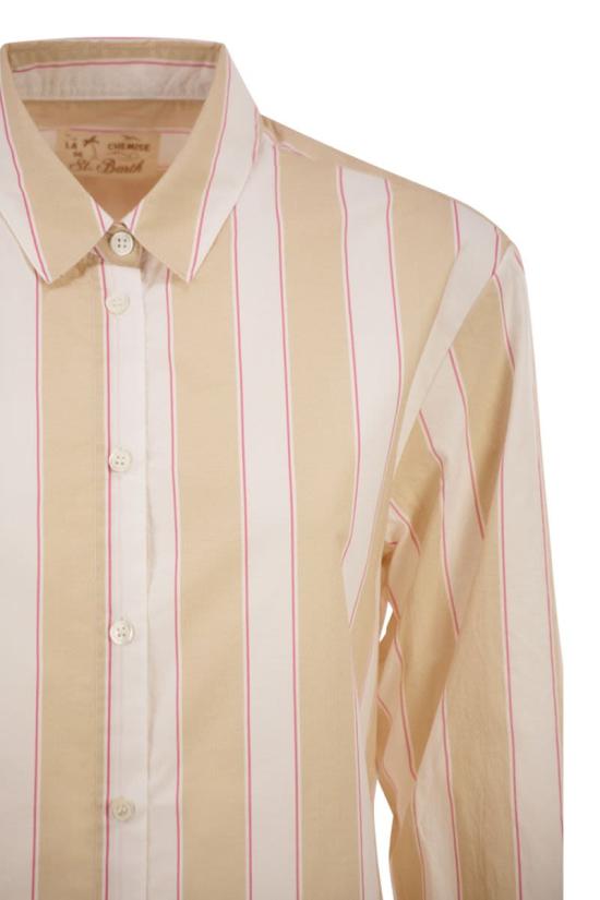 26SS 세인트바쓰 셔츠 BRIG001 01417L WHITE BEIGE - MC2 SAINT BARTH