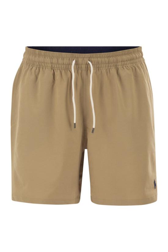 26SS 폴로 랄프로렌 포니 자수 스윔 쇼츠 710957782 502 DESERT