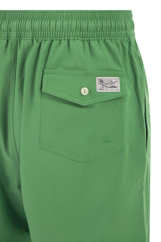 26SS 폴로 랄프로렌 포니 자수 스윔 쇼츠 710957782 508 GREEN - POLO RALPH LAUREN