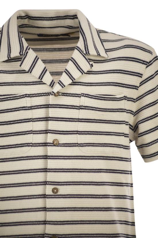26SS 폴로 랄프로렌 반팔 셔츠 710A13005 001 CREAM BLUE - POLO RALPH LAUREN