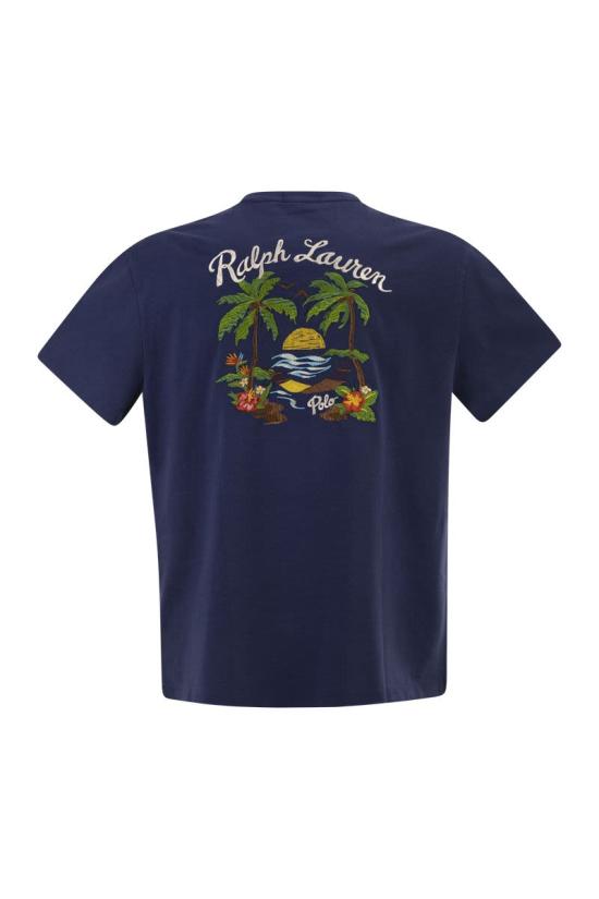 26SS 폴로 랄프로렌 반팔 티셔츠 710B14586 001 BLUE - POLO RALPH LAUREN