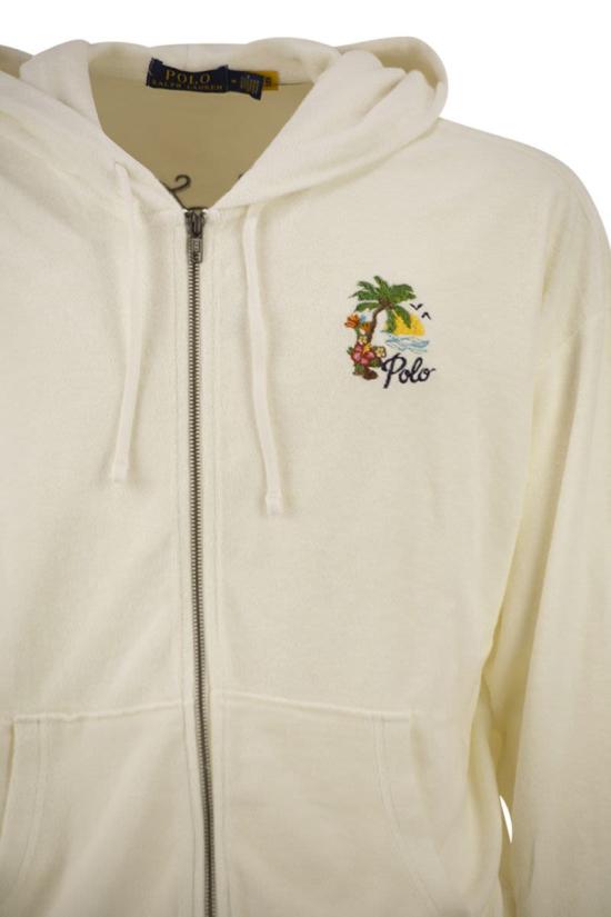 26SS 폴로 랄프로렌 후드 티셔츠 710B14590 001 WHITE - POLO RALPH LAUREN