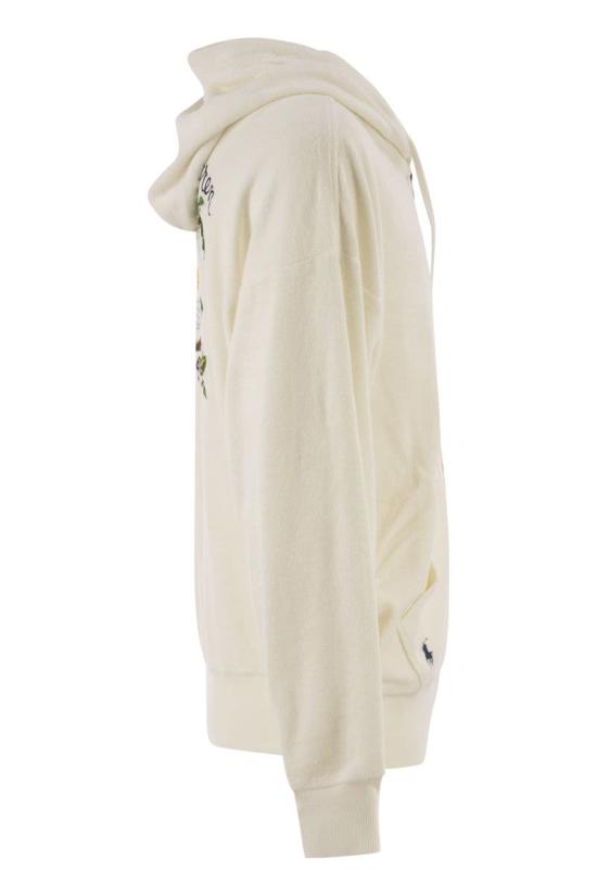 26SS 폴로 랄프로렌 후드 티셔츠 710B14590 001 WHITE - POLO RALPH LAUREN