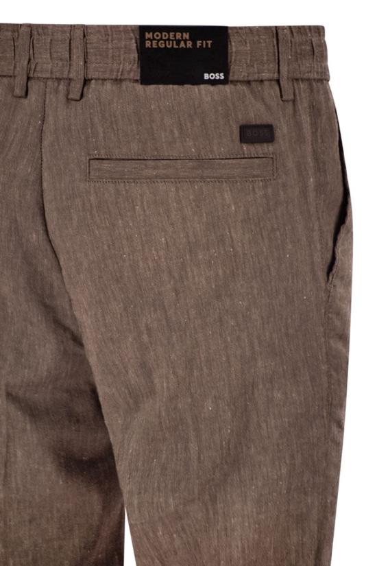 26SS 보스 스트레이트 팬츠 5055785910270605 207 BROWN - BOSS