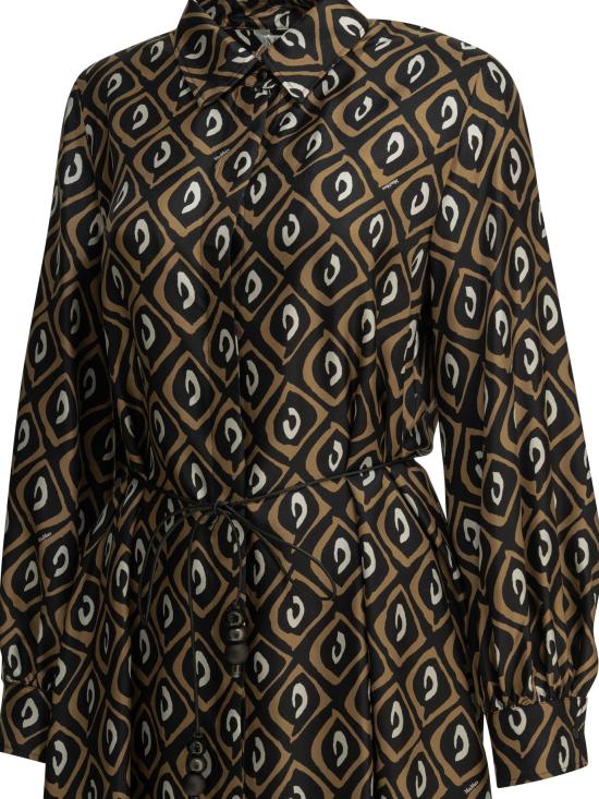 26SS 막스마라 미디 원피스 2611221122600MXMGIARA001 BLACK - MAX MARA