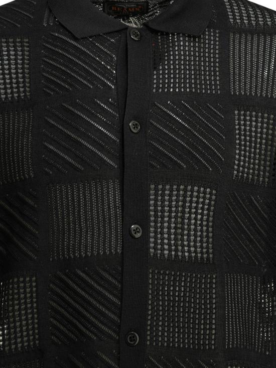 26SS 빔스 반팔 티셔츠 3802006815619 BLACK - BEAMS