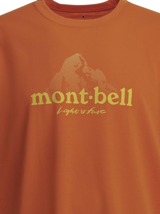 26SS 몽벨 반팔 티셔츠 2304643OG ORANGE - MONTBELL
