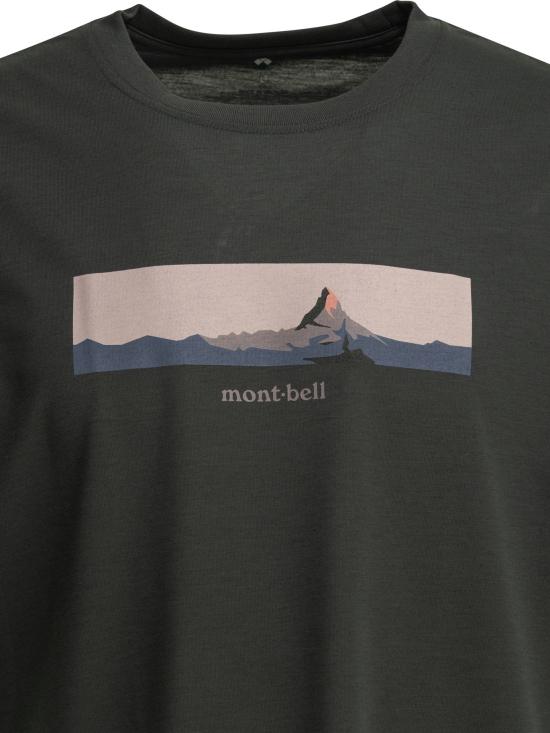 26SS 몽벨 반팔 티셔츠 2304704DGY BLACK - MONTBELL