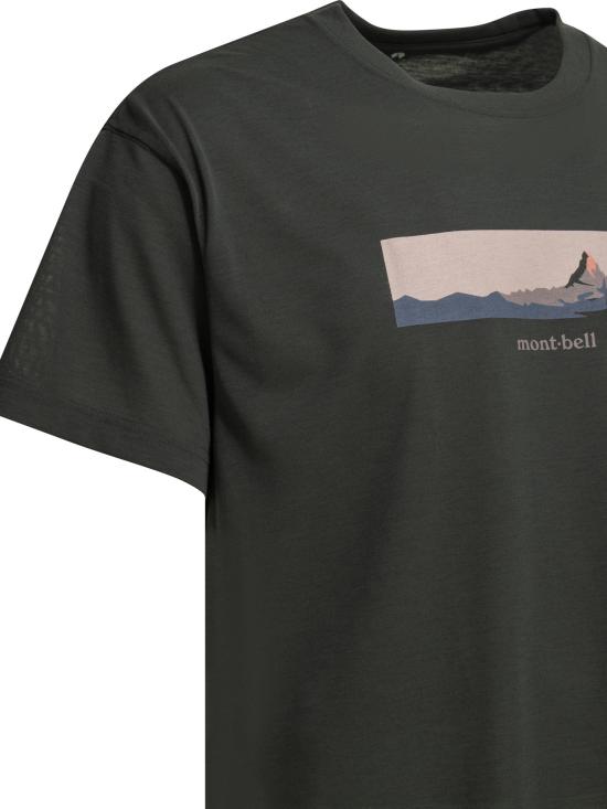 26SS 몽벨 반팔 티셔츠 2304704DGY BLACK - MONTBELL