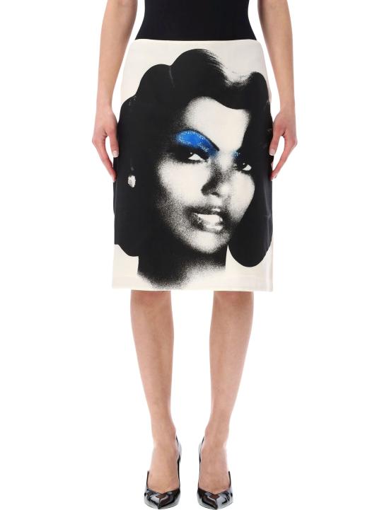 26SS 베르사체 스커트 10249181A18110 6W790 MULTI COLOUR