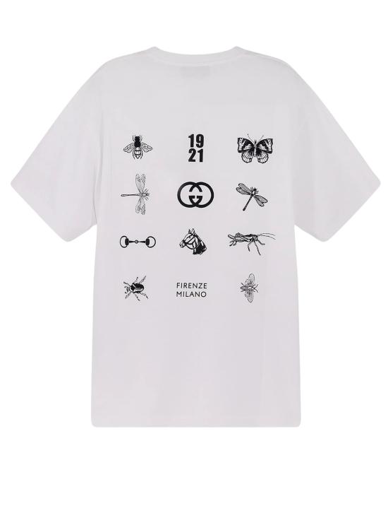 26SS 구찌 반팔 티셔츠 855021 XJHQK9051 Bianco - GUCCI