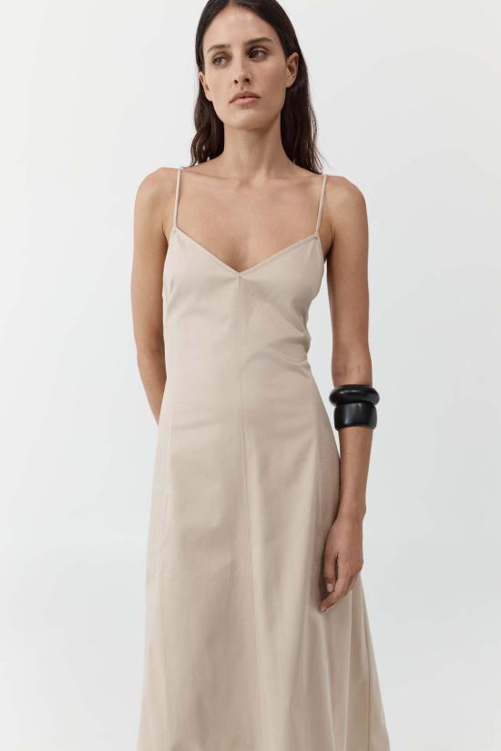  세인트아그니 원피스 세인트 아그니 구조화된 면 드레스 - ST.AGNI