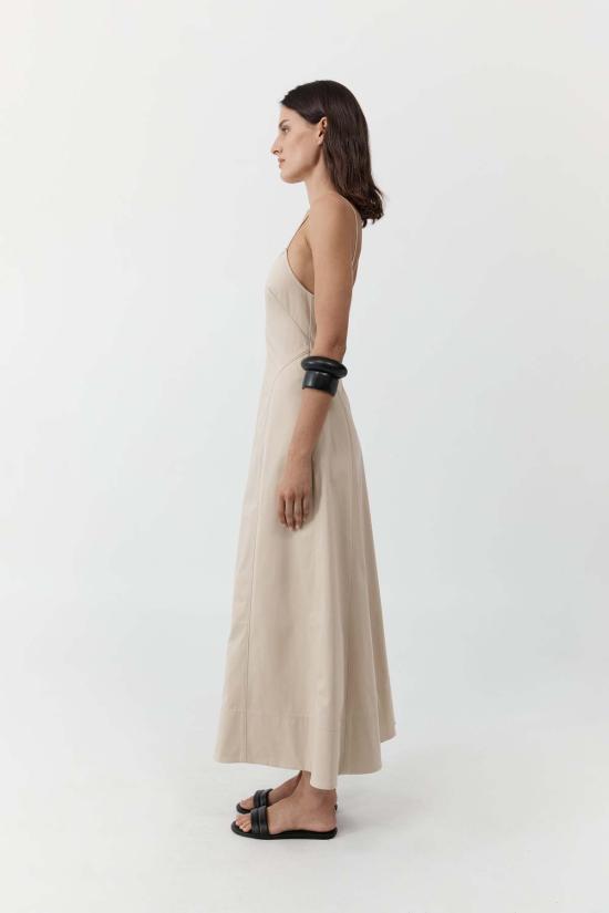  세인트아그니 원피스 세인트 아그니 구조화된 면 드레스 - ST.AGNI