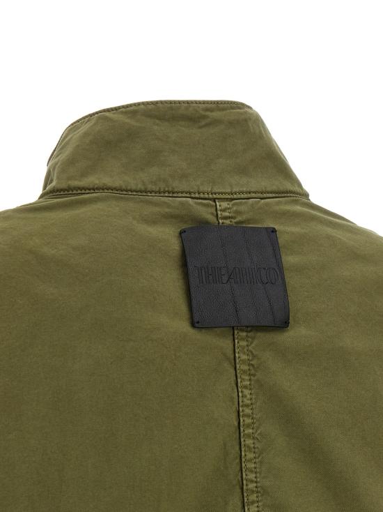  디 아티코 봄버 자켓 아티코 오버다이드 캔버스 봄버 재킷 그린 - THE ATTICO