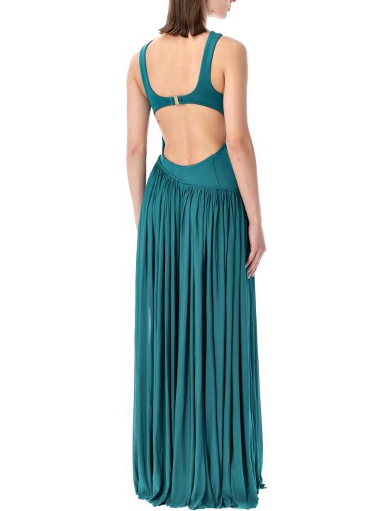 26SS 짐머만 미디 원피스 8481DS261 TEAL TEAL BLUE - ZIMMERMANN