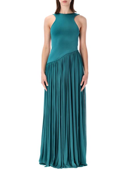 26SS 짐머만 미디 원피스 8481DS261 TEAL TEAL BLUE