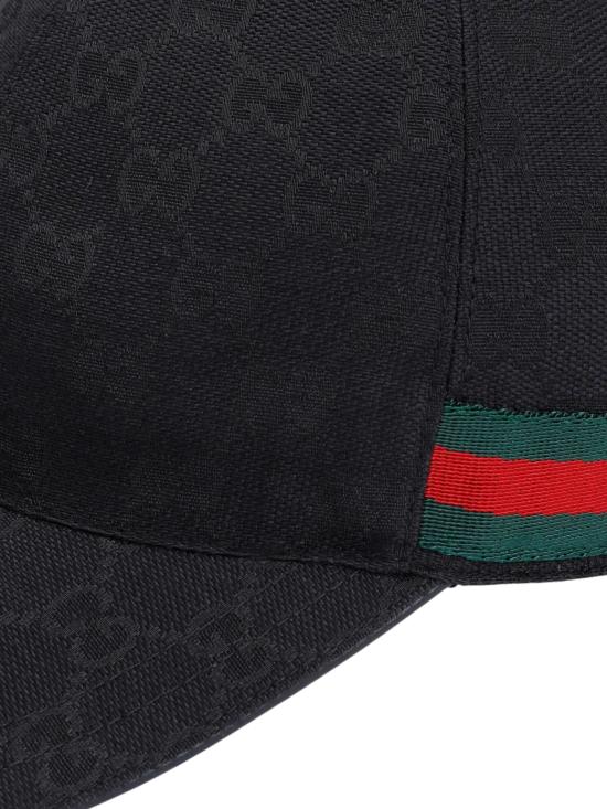 26SS 구찌 GG 웹 베이스볼 햇 200035 KQWBG1060 Black - GUCCI