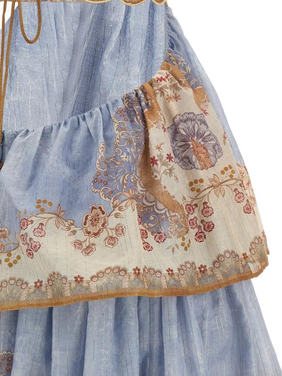  짐머만 원피스 데이라이트 드레스 라이트 블루 - ZIMMERMANN