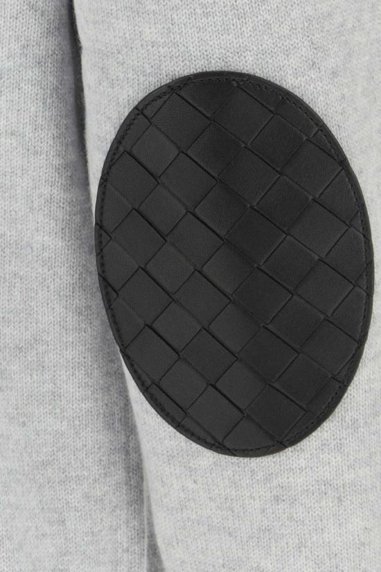  보테가베네타 스웨터 보테가 베네타 멜란지 스트레치 캐시미어 블렌드  그레이 - BOTTEGA VENETA