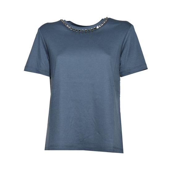 26SS 에스막스마라 반팔 티셔츠 2619971013600 006 Blu Marine