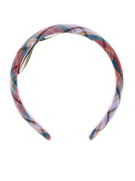  비비안웨스트우드 헤어 액세서리 비비안 웨스트우드 RTW 타탄 슬림 헤드밴드 멀티컬러 - VIVIENNE WESTWOOD