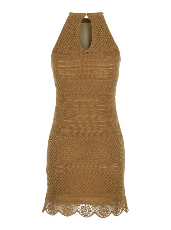  트윈셋 원피스 니트 드레스 베이지색 - TWINSET