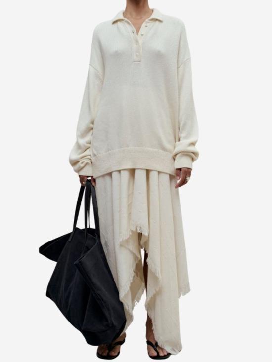  칼마이어 스웨터 체시 폴로 코튼 울 - KALLMEYER