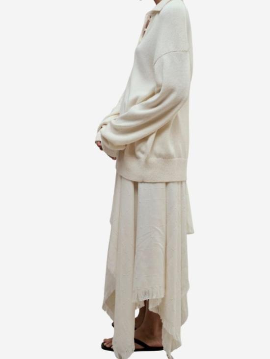  칼마이어 스웨터 체시 폴로 코튼 울 - KALLMEYER