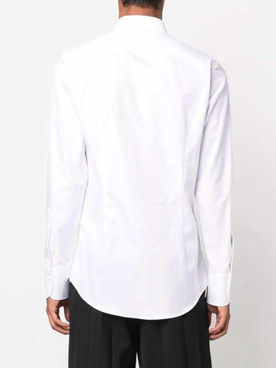  디스퀘어드2 탑 Dsquared2 Easy Slim 70s B 다운 셔츠 화이트 - DSQUARED2