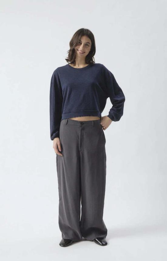  아메리칸 빈티지 긴팔 티셔츠 소노마 티셔츠 네이비