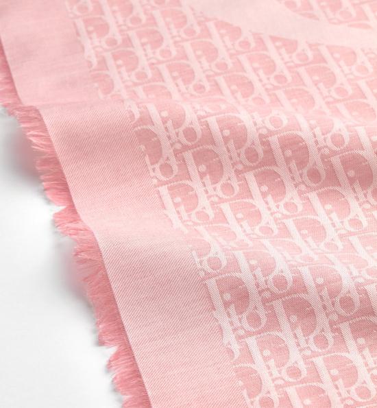  디올 머플러/스카프 크리스찬  핑크 & 퍼플 스카프 - DIOR