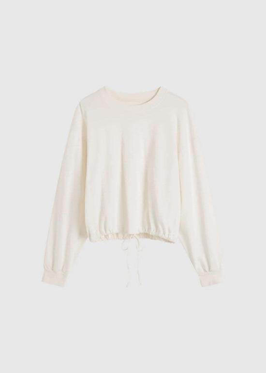  세인트아그니 긴팔 티셔츠 세인트 아그니 드로스트링 긴팔 상의