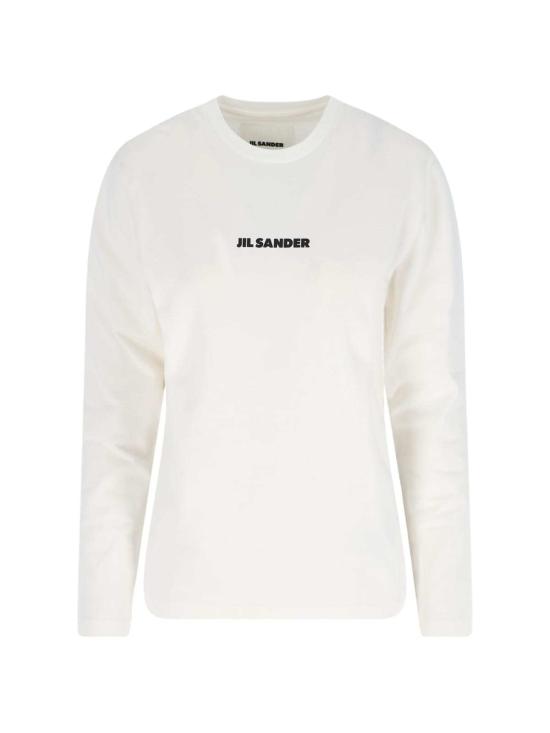  질샌더 긴팔 티셔츠 질 샌더  화이트