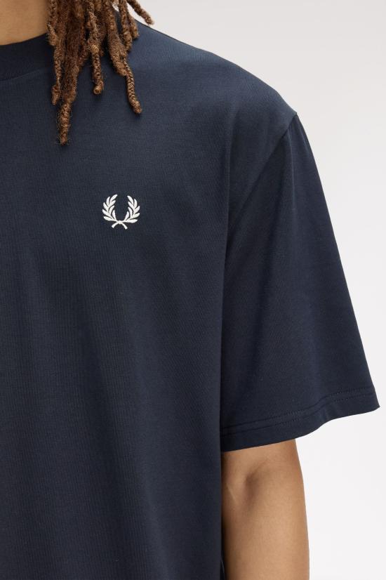 26SS 프레드페리 반팔 티셔츠 M2475 608 Navy - FRED PERRY