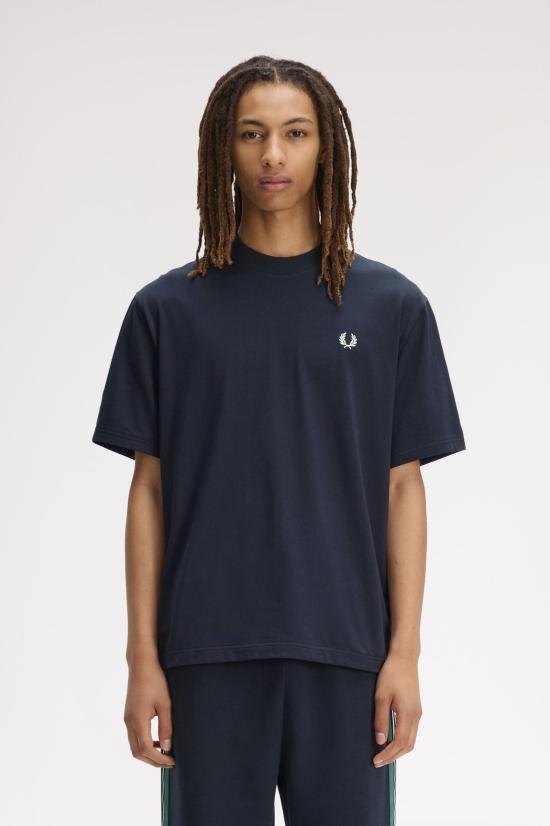 26SS 프레드페리 반팔 티셔츠 M2475 608 Navy - FRED PERRY