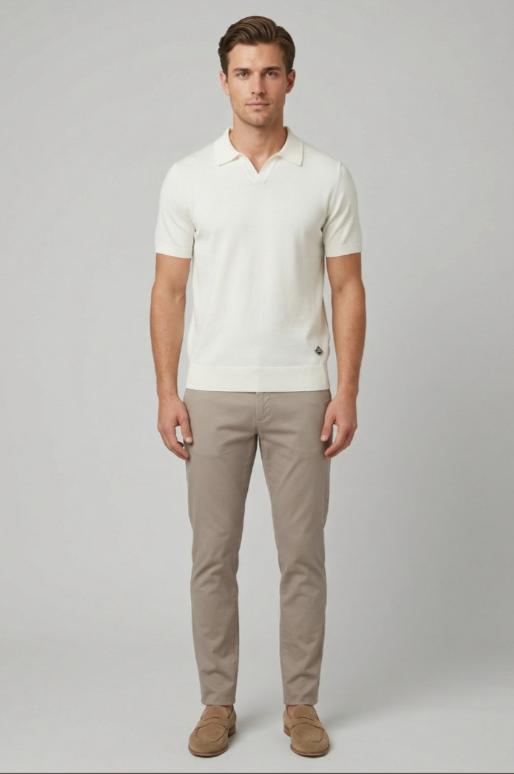 26SS 로이로져스 폴로 티셔츠 RRU90325 CS17 C0069 White - ROY ROGER'S