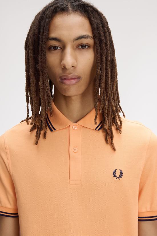 26SS 프레드페리 폴로 티셔츠 M3600 82B Peach fhnv fhnv - FRED PERRY